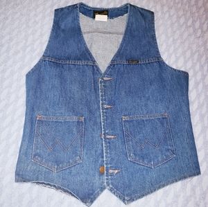 Vintage Wrangler denim vest
